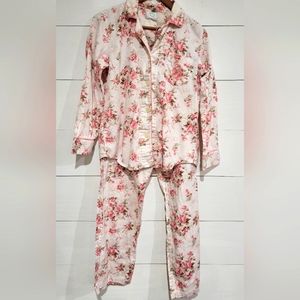 Oscar de la Renta floral cotton pajamas